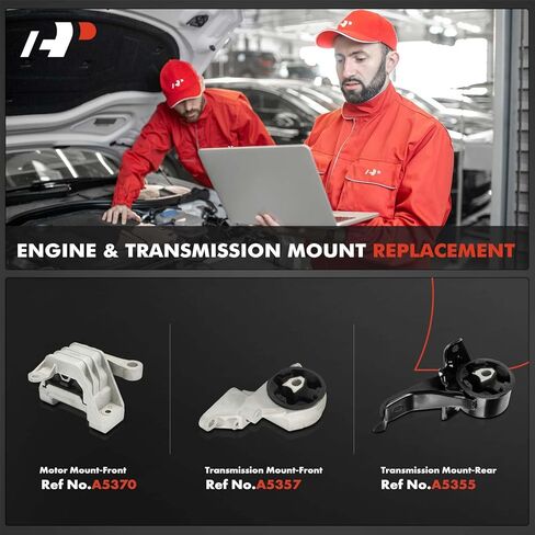 A-Premium Engine Motor Mount and Transmission Mount Kit Compatible with Chevrolet Malibu 2006-2008 & Pontiac G6 2006-2007, 2.2L 2.4L, Automatic Transmission, 3-PC Set in Saudi Arabia