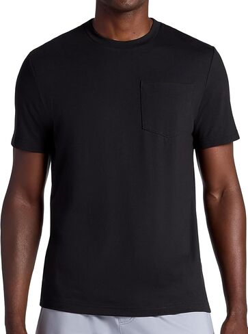 Gaiam Men's Stretch Tech T-Shirt with Pocket, Standard Fit, Stretch Midweight Material in Saudi Arabia