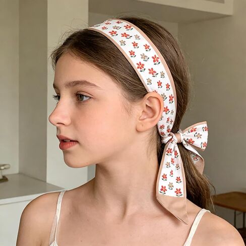 9 Pack Fashion Scarves Purse Scarf Handbags for Women Versatile Boho Head Scarf Hair Neck Accessories Scarves for Neck Wrist Bag in Kuwait