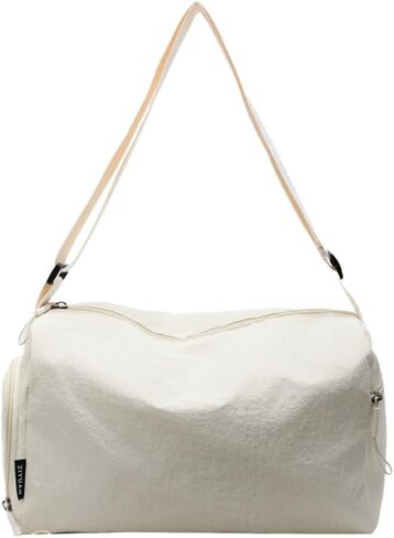 مترهل النايلون المتشرد حقيبة المرأة تخفيف متعددة جيب Crossbody الكتف محفظة عادية بوسطن حقيبة كلية حقيبة تسوق سفر حقيبة يد in Kuwait