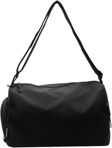 مترهل النايلون المتشرد حقيبة المرأة تخفيف متعددة جيب Crossbody الكتف محفظة عادية بوسطن حقيبة كلية حقيبة تسوق سفر حقيبة يد in Kuwait
