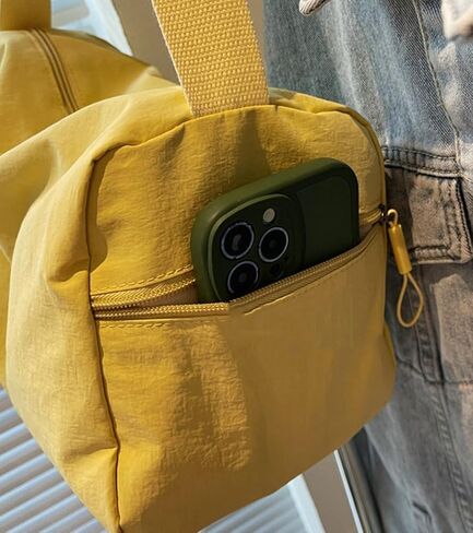 مترهل النايلون المتشرد حقيبة المرأة تخفيف متعددة جيب Crossbody الكتف محفظة عادية بوسطن حقيبة كلية حقيبة تسوق سفر حقيبة يد in Kuwait