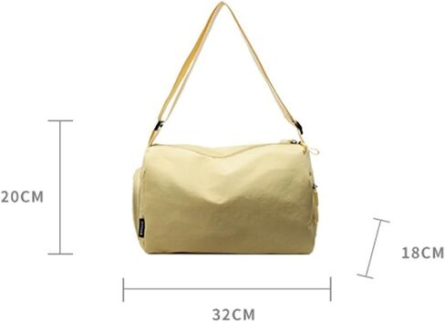 مترهل النايلون المتشرد حقيبة المرأة تخفيف متعددة جيب Crossbody الكتف محفظة عادية بوسطن حقيبة كلية حقيبة تسوق سفر حقيبة يد in Kuwait