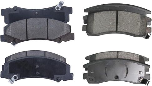 LODGE Ceramic Brake Pads Set 8PCS Front Rear Brake Fit for 2008-2009 Buick Allure/LaCrosse, 2006-2010 Chevy Impala, 2006-2007 Monte Carlo, Low Noise Low Dust (D1159 D698) in Saudi Arabia