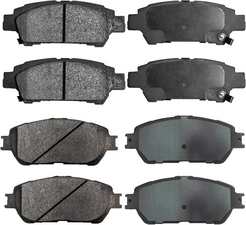 LODGE Ceramic Brake Pads Set 8PCS Front Rear Brake Fit for 2008-2009 Buick Allure/LaCrosse, 2006-2010 Chevy Impala, 2006-2007 Monte Carlo, Low Noise Low Dust (D1159 D698) in Saudi Arabia