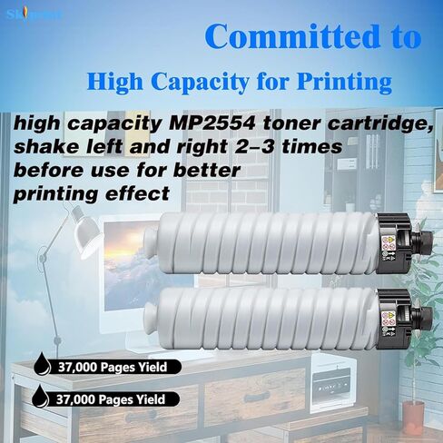SkyPrint MP 2554 MP 3554 استبدال خرطوشة الحبر الأسود Ricoh Lanier Savin MP2554 MP2555 MP3054 MP3055 MP3554 MP3555 MP4054 MP4055 MP5054 MP5055 MP6054 MP6055 IM2500 IM3500 IM4000 IM5000 IM6000 in Saudi Arabia