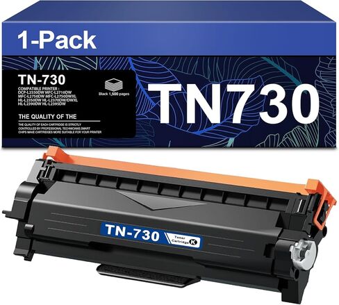 خرطوشة حبر أسود TN730 TN-730 عبوة واحدة بديلة لخرطوشة الحبر Brother TN 730 DCP-L2550DW MFC-L2710DW MFC-L2750DW MFC-L2750DWXL HL-L2350DW HL-L2370DW/DWXL HL-L2390DW طابعة HL-L2395DW in Kuwait