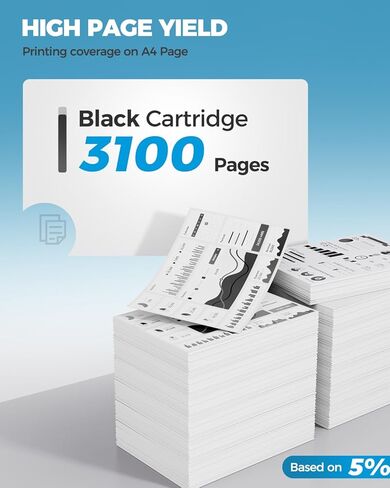 2-Pack 26A Black Toner Cartridges Compatible for HP 26A CF226A 26X CF226X HP26A Toner Work for HP Laser Jet Pro M402n M426fdw M402dn M402dw M402m M402 Pro MFP M427dw M426dw M426fdn M426 Printer in Kuwait