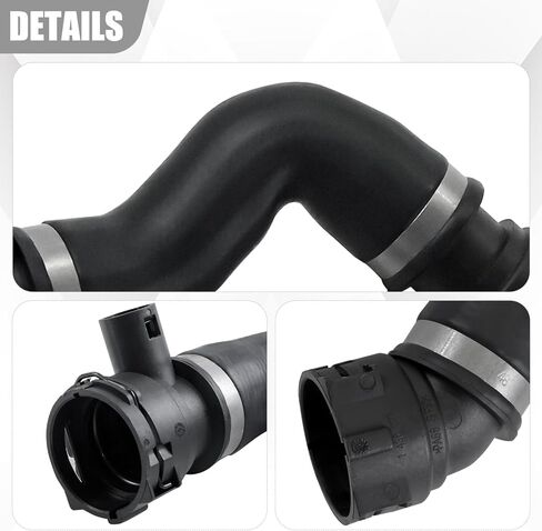 17127546064 Upper and Lower Radiator Coolant Hose Compatible with BMW E60 525i 525xi 530i 530xi L6 3.0L 2006-2007 Automatic Transmission Replace 17127521778 17127521776 in Saudi Arabia