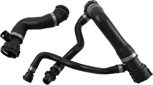 17127546064 Upper and Lower Radiator Coolant Hose Compatible with BMW E60 525i 525xi 530i 530xi L6 3.0L 2006-2007 Automatic Transmission Replace 17127521778 17127521776 in Saudi Arabia