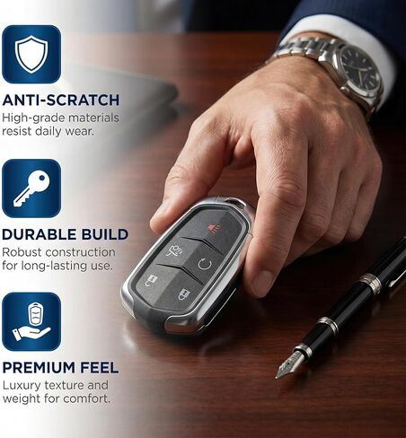 استبدال المفتاح الذكي Fob يناسب 2014 2015 2016 2017 كاديلاك CTS ATS 2015 2016 2017 كاديلاك XTS SRX Escalade دخول بدون مفتاح عن بعد HYQ2AB (عبوة من 2) in Kuwait