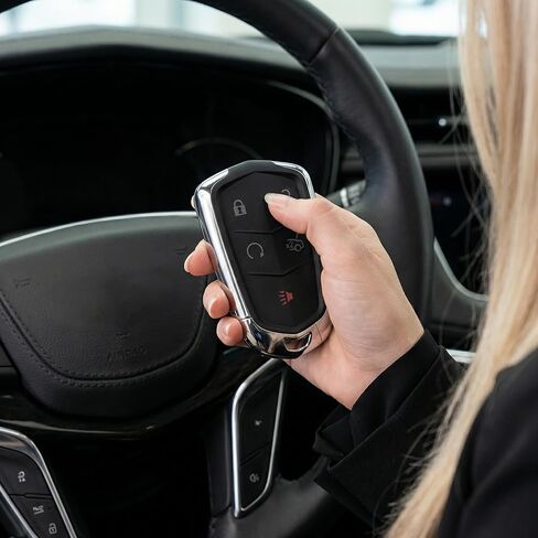 استبدال المفتاح الذكي Fob يناسب 2014 2015 2016 2017 كاديلاك CTS ATS 2015 2016 2017 كاديلاك XTS SRX Escalade دخول بدون مفتاح عن بعد HYQ2AB (عبوة من 2) in Kuwait