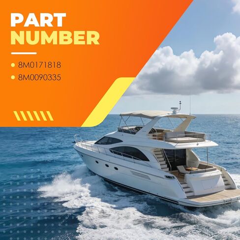 مجموعة حواف الطاقة البحرية 8M0171818 8M0090335 متوافقة مع F75 F80 F90 F100 F115 مناسبة لـ 1998-2024 75HP 90HP 115HP خارجي in Saudi Arabia