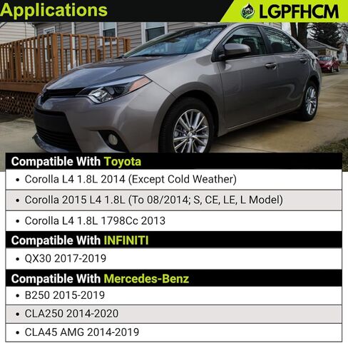 281000T290 4380001180 Starter Motor Fit for Toyota Corolla 2013 2014 2015 L4 1.8L for Infiniti QX30 2017-2019 for Mercedes-Benz B250 2015-2019 CLA250 2014-2020 12V 1.6KW 10T in Kuwait