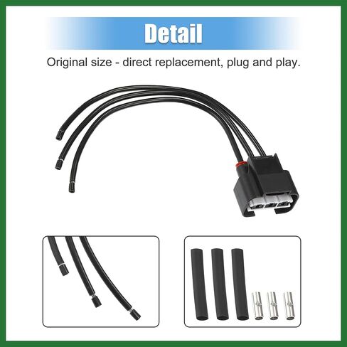 Motoforti Blower Motor Resistor Connector for Kia Optima 2014-2019 for Kia Sedona 2014-2018 Cooling Fan Resistor Pigtail Harness Replace WRK4K-MA59 WRK4KMA59 Long-lasting in Saudi Arabia