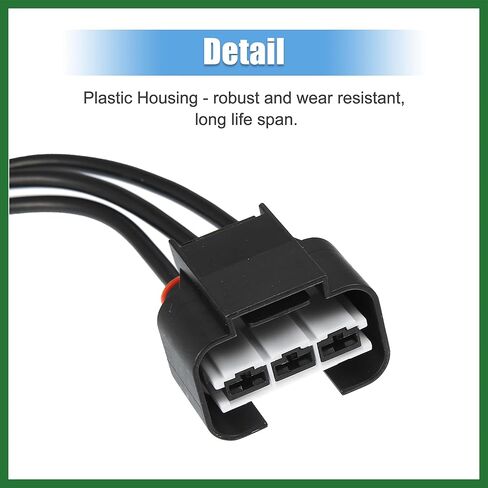 Motoforti Blower Motor Resistor Connector for Kia Optima 2014-2019 for Kia Sedona 2014-2018 Cooling Fan Resistor Pigtail Harness Replace WRK4K-MA59 WRK4KMA59 Long-lasting in Saudi Arabia