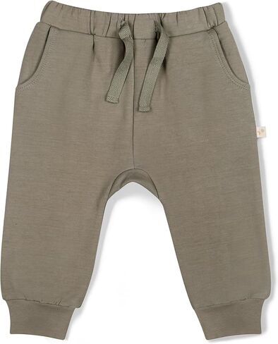 MakeMake Organics GOTS Certified Organic Cotton Jogger Bottoms Sweatpants for Baby Toddler Infant Boys Girls Neutral in Kuwait