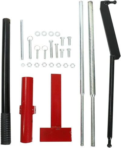 BLACKHORSE-RACING Multi Manual Tire Changer Auto Car Tire Changer Car/Truck/Motorcycle Portable Hand Tool Tire Bead Breaker Changer for 4" to 16-1/2" Tires ATV Wheel,Red in Saudi Arabia