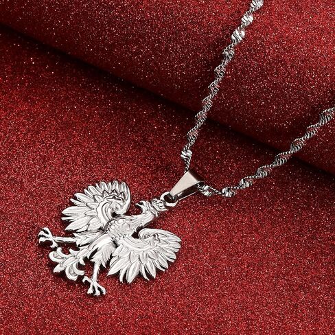 Poland Symbol Eagle Pendant Necklaces in Kuwait
