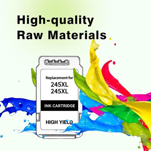 245XL Ink Cartridges Replacement for Canon ink 245 PG-245 PG-245XL Black Compatible with Canon Pixma MX490 MX492 MG2522 MG2524 TS3322 TR4527 TR4520 TS3120 for Cannon Printer Ink 245 XL (2 Pack) in Kuwait