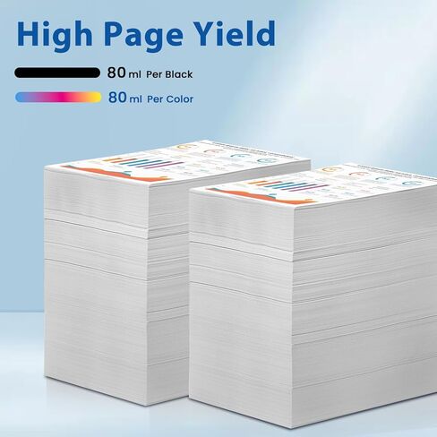 SJIC35P Ink Cartridges with New Chip Remanufactured for SJIC35P SJIC35P-BK SJIC35P-C SJIC35P-M SJIC35P-Y for ColorWorks CW-C6000P CW-C6500A CW-C6500P CW-C6000A CW-C6500PU Color Inkjet Printer, 4-Pack in Saudi Arabia