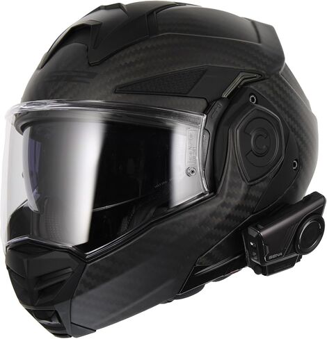 LS2 Helmets Advant X Carbon Fiber Modular Helmet with Preinstalled Sena 60S Mesh Bluetooth Headset in Saudi Arabia