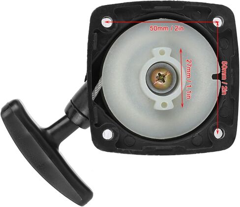 Pull Starter Recoil, Anti Aging Strong Durable Simple Operation Abrasion Resistant Engine Hand Pull Start for 1E32F Motor in Kuwait