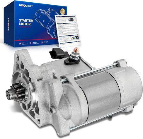 محرك KAX Starter يناسب Toyota Tacoma/Tundra 2005-2010 4.0L, 4Runner 2003 2004 2005 2006 2007 2008 2009 4.0L, FJ Cruiser 2007-2009, 12V 2KW 10 أسنان في اتجاه عقارب الساعة، استبدال # 17876 ن in Saudi Arabia