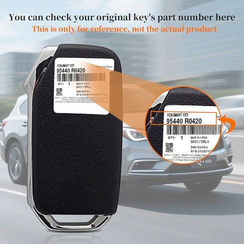 KEYECU Smart Remote Key Fob Replacement for Kia Carnival 2022 2023 2024 Keyless Entry Remote Start Car Key 433MHz 4A Chip FCC ID: SY5KA4FGE07, P/N: 95440-R0420 in Saudi Arabia