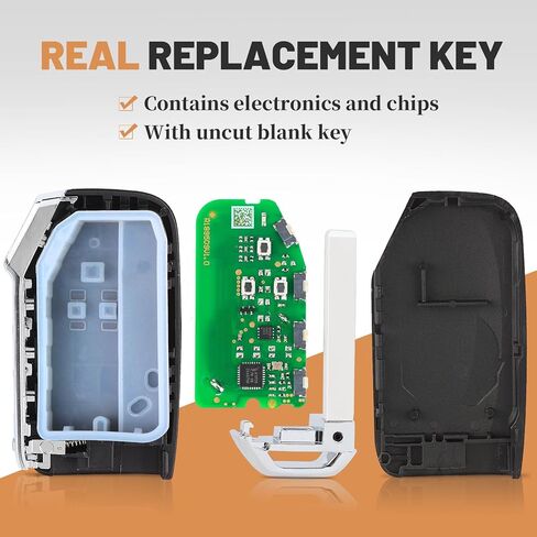 KEYECU Smart Remote Key Fob Replacement for Kia Carnival 2022 2023 2024 Keyless Entry Remote Start Car Key 433MHz 4A Chip FCC ID: SY5KA4FGE07, P/N: 95440-R0420 in Saudi Arabia