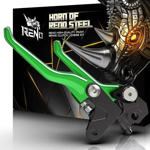 RENO Pivot Clutch Brake Levers Dirt Bike Adjustable Handle Compatible with CRF250R 2007-2025 / CRF450R 2007-2020 / CRF250RX 2019-2025 / CRF450RX 2017-2020 Black in Kuwait