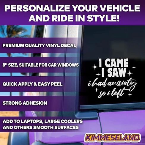 Probably Late for Something Car Decal Heart Joke Hilarious Gifts Mirror Car Accessories Affirmations Funny Vinyl Decal Waterproof 8 Inches Bumper Decal Gifts for Mom Dad Friend Coworker in Kuwait