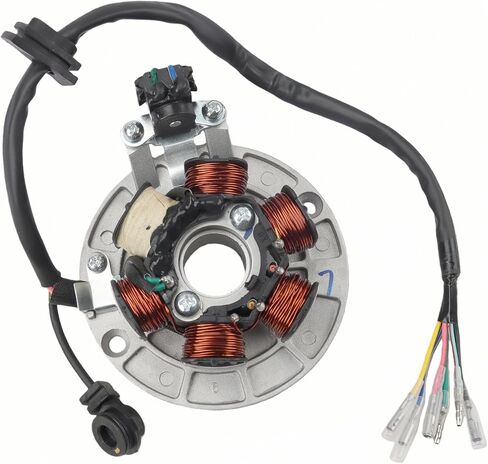 6 لفائف 6 سلك مغناطيسي الجزء الثابت لوحة ل 125cc 140cc ليفان YX SDG أبولو SSR Thumpstar دراجة الطرق غير الممهدة الترابية دراجة محرك المولد مولد الجمعية in Kuwait