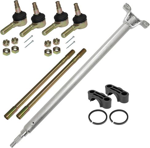 Caltric Steering Stem Shaft with Tie Rod End Kit Compatible with Yamaha Raptor 700 700R Yfm700R 2013-2019 in Saudi Arabia