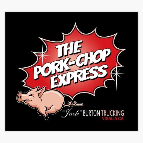 Big Trouble in Little China - Pork Chop Express Window Bumper Sticker Decal 5" in Saudi Arabia