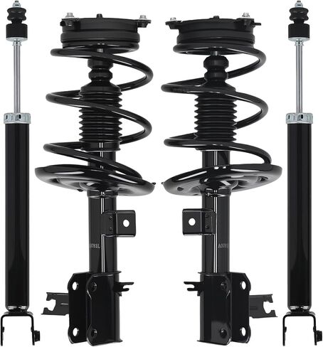 maXpeedingrods 4Pcs Front Struts & Rear Shock Absorbers for Nissan Altima 2014-2018 Nissan Altima 2013 Sedan, 172901 172902 5637 Complete Struts with Coil Spring Assembly in Saudi Arabia
