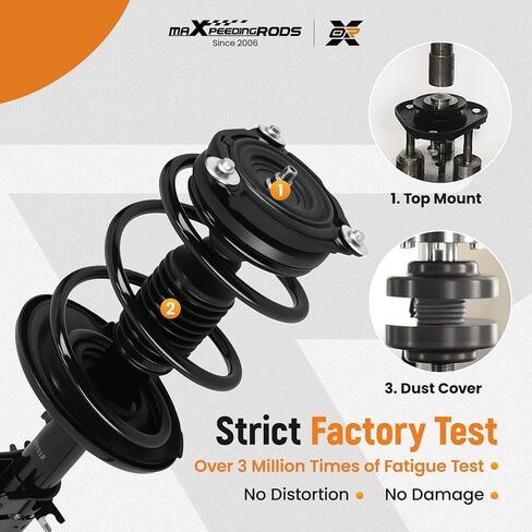 maXpeedingrods 4Pcs Front Struts & Rear Shock Absorbers for Nissan Altima 2014-2018 Nissan Altima 2013 Sedan, 172901 172902 5637 Complete Struts with Coil Spring Assembly in Saudi Arabia