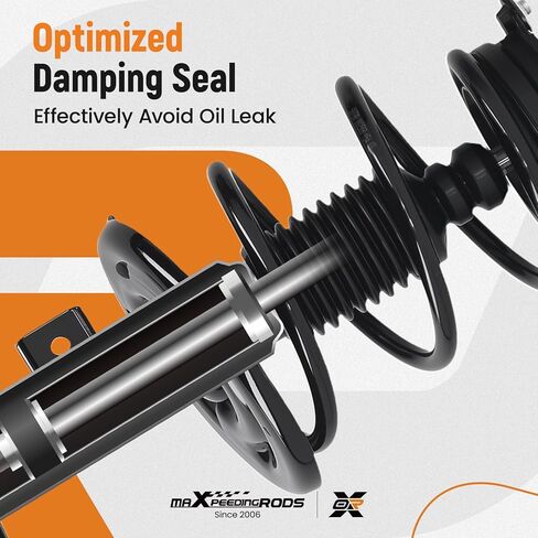 maXpeedingrods 4Pcs Front Struts & Rear Shock Absorbers for Nissan Altima 2014-2018 Nissan Altima 2013 Sedan, 172901 172902 5637 Complete Struts with Coil Spring Assembly in Saudi Arabia