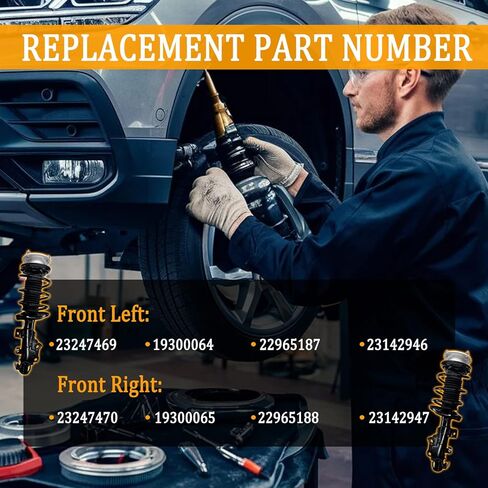 Front Struts and Shocks Absorber Complete Assembly 23247469 23247470 2PCS Magnetic Ride Control Suspension Compatible with Cadillac ATS 2013-2020 in Saudi Arabia