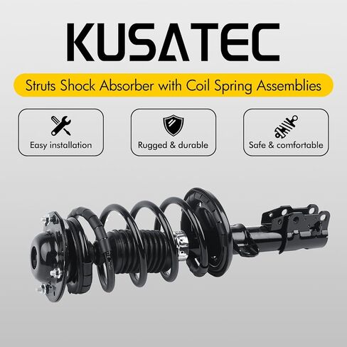KUSATEC Front Pair Complete Struts Shock Absorber fit for 2005-2011 Chevy Cobalt HHR, 2005-2009 Pontiac G5 Pursuit; 172179L 172179R Left/Right Struts with Coil Spring Assemblies in Saudi Arabia
