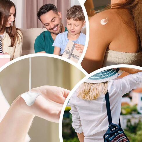 زجاجة مضخة للسفر لللوشن - حاوية مضخة بدون هواء 1.7 أونصة فارغة لزيوت التجميل - موزع صغير قابل لإعادة التعبئة لشامبو صغير الحجم للسفر لمكياج كريم الأساس وأدوات الزينة 50 مل 6 قطع وردي in Kuwait