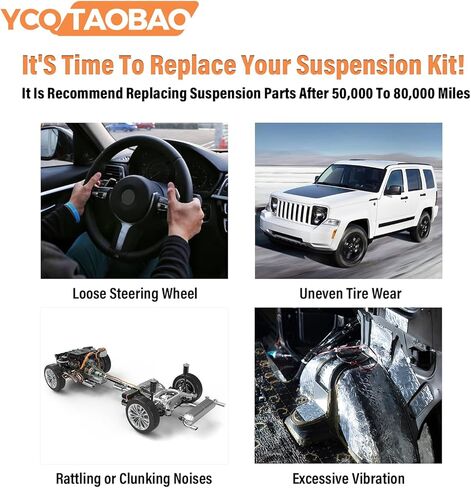 2x Front Left Outer Front Right Outer Steering Tie Rod End Tie Rod End Tie Rod End Kit Replacement YCQTaoBao Compatible with Hyundai Elantra 2017 in Kuwait