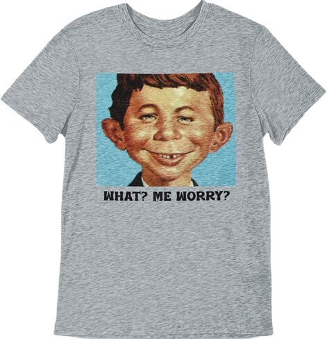 تي شيرت Alfred e Neuman What me Worry - تي شيرت للجنسين in Kuwait