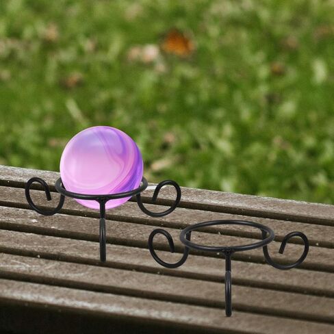 Ciieeo Gazing Ball Stand 6.3 Inch Metal Crystal Sphere Holder Garden Globe Display Rack Indoor Outdoor Home D Cor Stand in Saudi Arabia