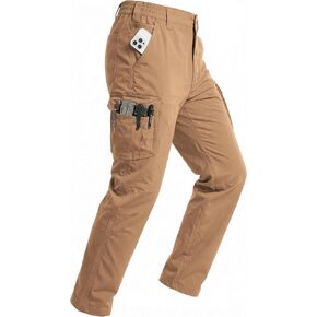 NATUVENIX Men's Water Resistant Tactical Pants Ripstop Work Cargo Pants 7 Pockets Lightweight EDC Outdoor Hiking Pants in Kuwait