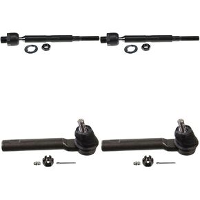 Tie Rods Inner and Outer Complete Kit - 4PC Inner and Outer Steering Tie Rod End Set Dwvksz for Honda CR-V 2.4L 2007-2011 in Kuwait