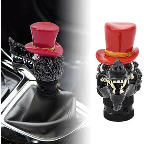 Hat Wolf Car Shift Knob for Manual Automatic Gearstick Modified, Gear Shifter Head Gear Knob Handle Car Accessories (Green) in Kuwait