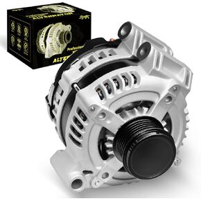 Oktiger Upgraded Alternator for Chrysler Town and Country 2011 2012 2013 2014 2015 2016 3.6L, for Dodge Grand Caravan 2011-2018, Journey Avenger, 12V 160A Clockwise 6-Groove Pulley, OE 04801624AD in Kuwait