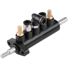 KIMISS Car Air Control Valve Foot Pedal Valve for Tire Changer Machine Supplies Tool Type A,Aluminum Alloy (Black)(B) in Kuwait