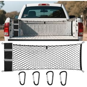 Cargo Net for Pickup Truck Bed Compatible with Chevy Chevrolet Silverado/GMC Sierra 1500 2500 HD 3500 HD Accessories 2000-2026 Divider Mesh Organizer Storage Netting Automotive Grocery Holder in Kuwait